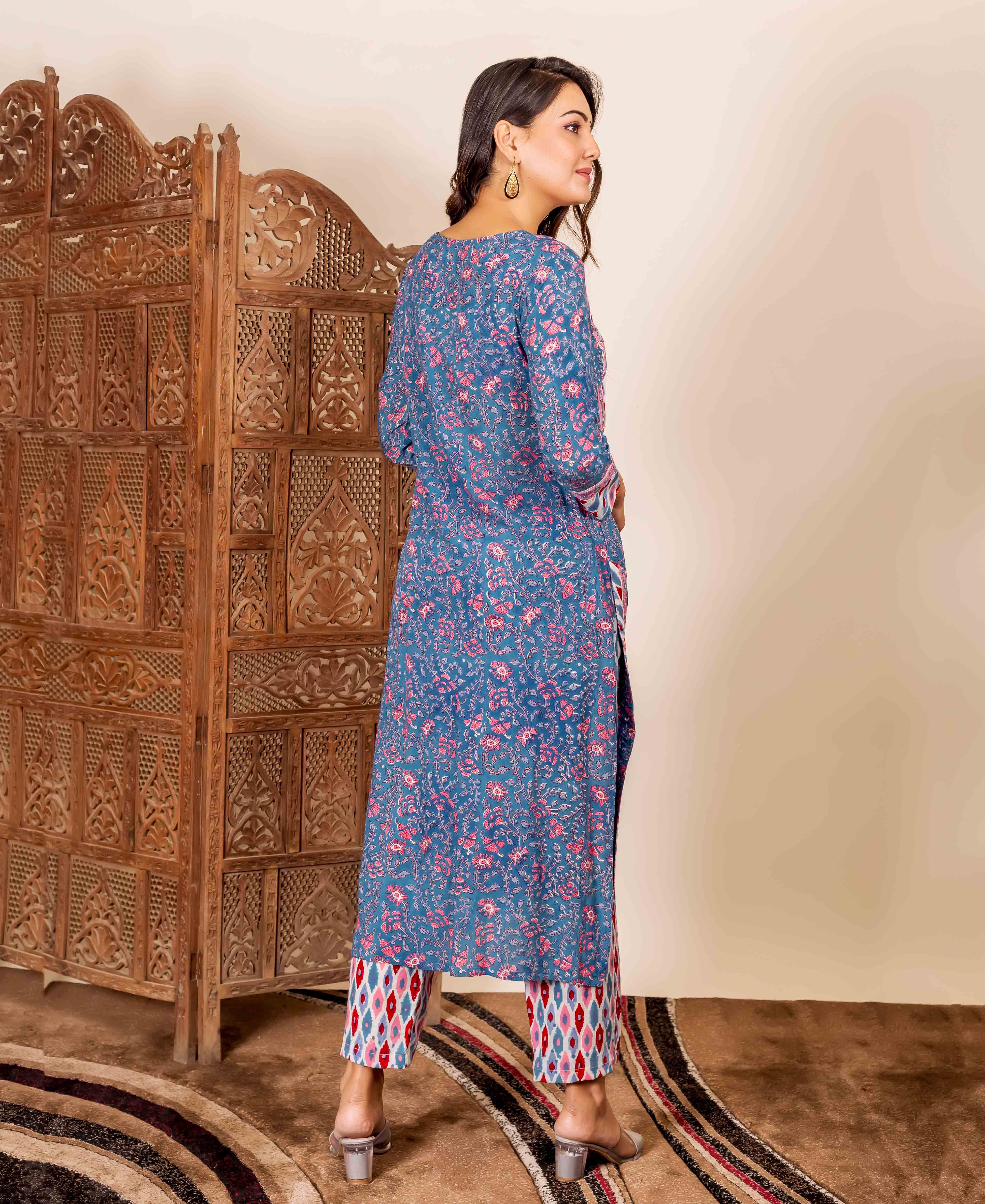 Hand Block Print Cotton Kurti, Occasion : Casual Wear at Best Price in Bhuj