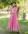 Myra Blush Pink Embroidered Dress