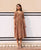 Olive Hand Block Printed Sundress