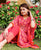 Zig Zag Printed and Embroidered Kaftan