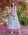 Naina White Block Printed Dress