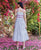 Naina White Block Printed Dress