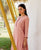 Pari Dusty Pink Embroidered Straight Kurta