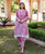 Dharti Pink Hand Block Printed Straight Suit