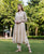 Netra Beige Embroidered Kota Doriya Kurta