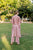 Dusty Pink Hand Embroidered Kaftan