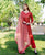 Saira Red Embroidered Straight Kurta