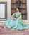 Mehar Green Hand Block Printed and Embroidered Lehenga Set
