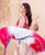 Zoya Hand Block Printed  and Embroidered Lehenga Set