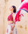 Zoya Hand Block Printed  and Embroidered Lehenga Set