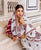 Nayab Hand Block Printed and Embroidered Lehenga Set