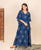 Star Indigo Hand Block Printed Kaftan
