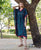 Peacock Green Maternal and Nursing Kaftan
