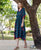 Peacock Green Maternal and Nursing Kaftan