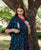 Peacock Green Maternal and Nursing Kaftan