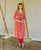 Pink Hand Block Printed Maternal and Nursing Kurta (1Pc.)
