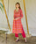 Pink Hand Block Printed Maternal and Nursing Kurta (1Pc.)