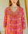 Pink Hand Block Printed Maternal and Nursing Kurta (1Pc.)