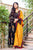 Tiya Black Cotton Printed Bell Sleeves Angrakha Dress