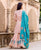 Nirvi Peach Polka Printed and Embroidered Kurta