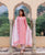 Satya Peach Hand Block Printed Kurta