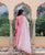 Satya Peach Hand Block Printed Kurta