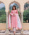 Satya Peach Hand Block Printed Kurta