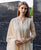 Off White Straight Embroidered  Kurta with Pintuck and Lace Details
