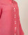 Peach Linen Top with Button down Placket
