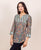 Turkish Blue Hand Block Printed Cotton Top
