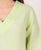 Lime Green Designer Linen Top