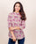 Pink and Purple Floral Printed Top