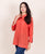 Rust Shirt with Statement Sleeves