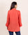 Rust Shirt with Statement Sleeves