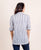White and Blue Striped Shirt  Top