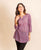Purple and Blue Geometric Top