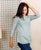 Blue Hand Block Printed Ethnic Top