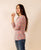 Pink Hand Block Printed Top