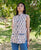 White Printed Jacket Style Top