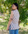 White Printed Jacket Style Top