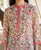 Peach Jaal  Printed Top