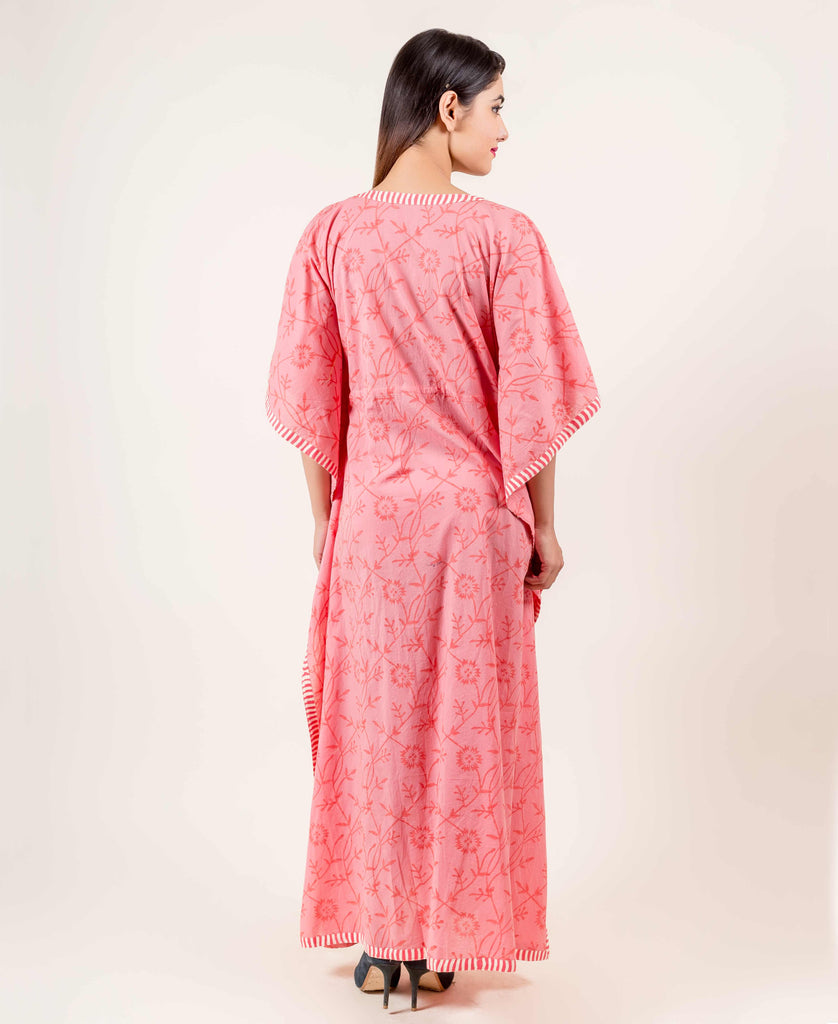 printed kaftan dress