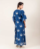 printed kaftan dress